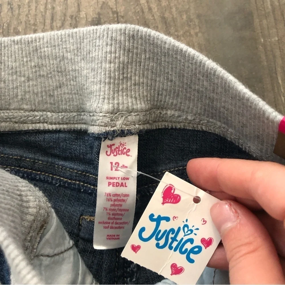 Justice Size‎ 12 Pull On Jeans and Short Overalls